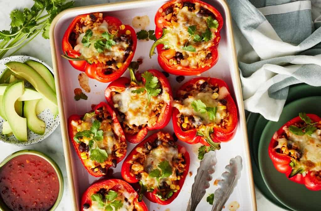 Vegetarian Stuffed Bell Peppers Recipe