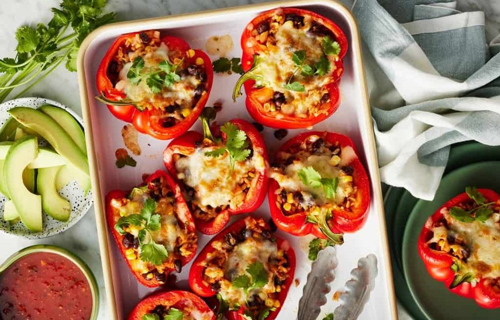 Vegetarian Stuffed Bell Peppers Recipe