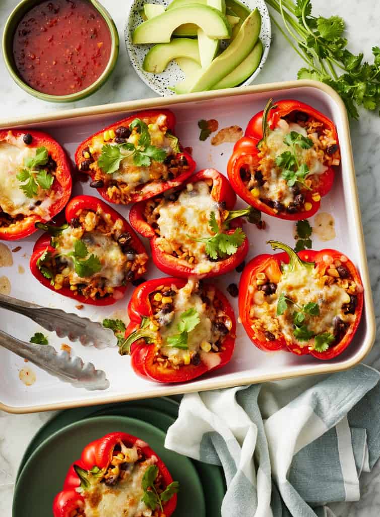 Vegetarian Stuffed Bell Peppers Recipe